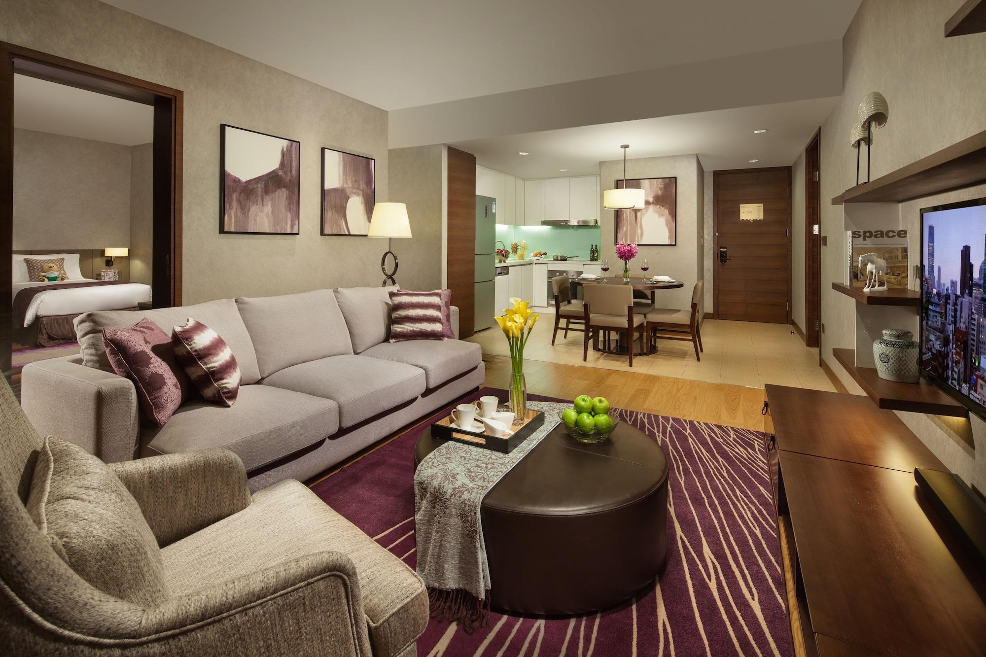 Ascott Raffles City Chengdu Apartamentos con servicio Exterior foto