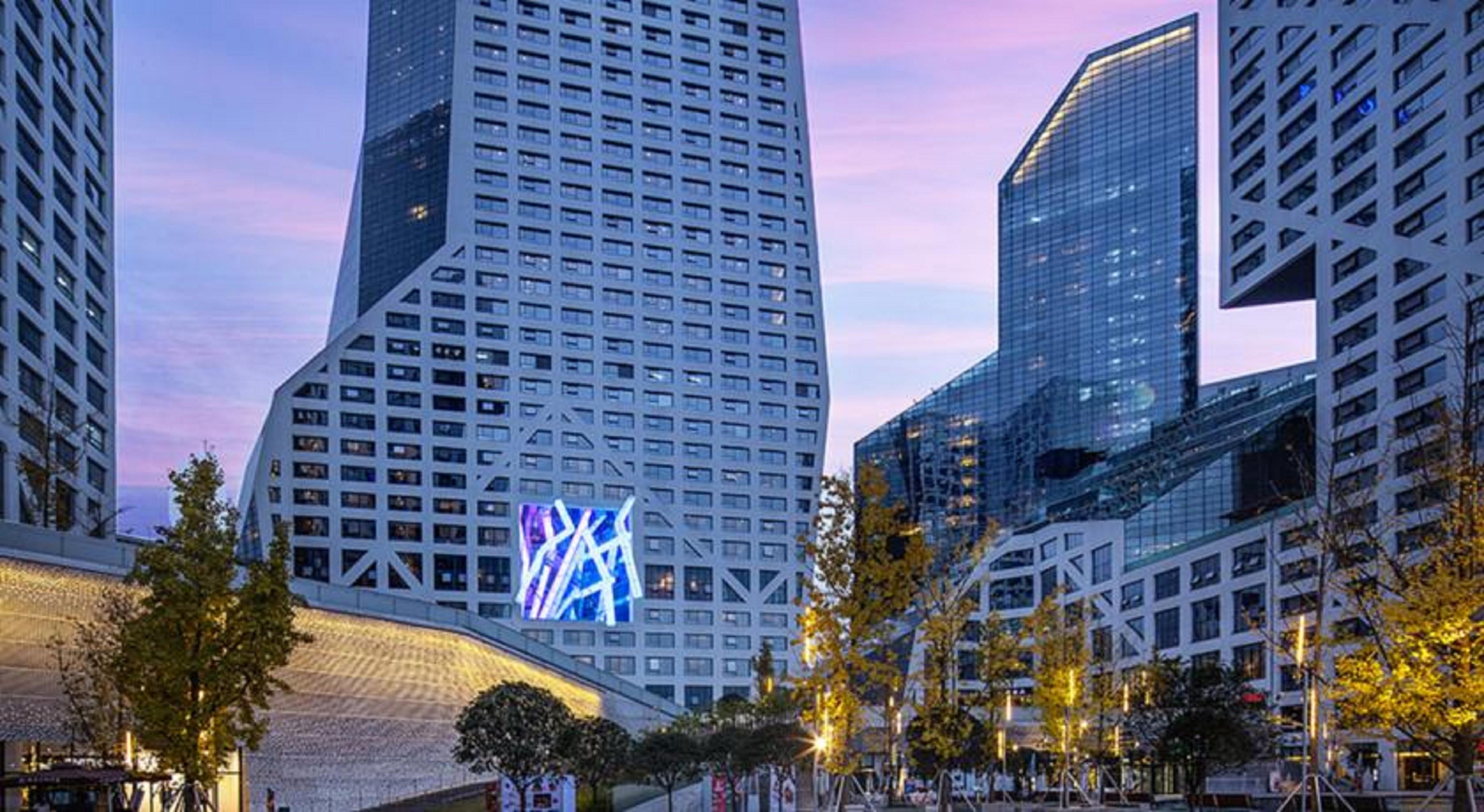 Ascott Raffles City Chengdu Apartamentos con servicio Exterior foto
