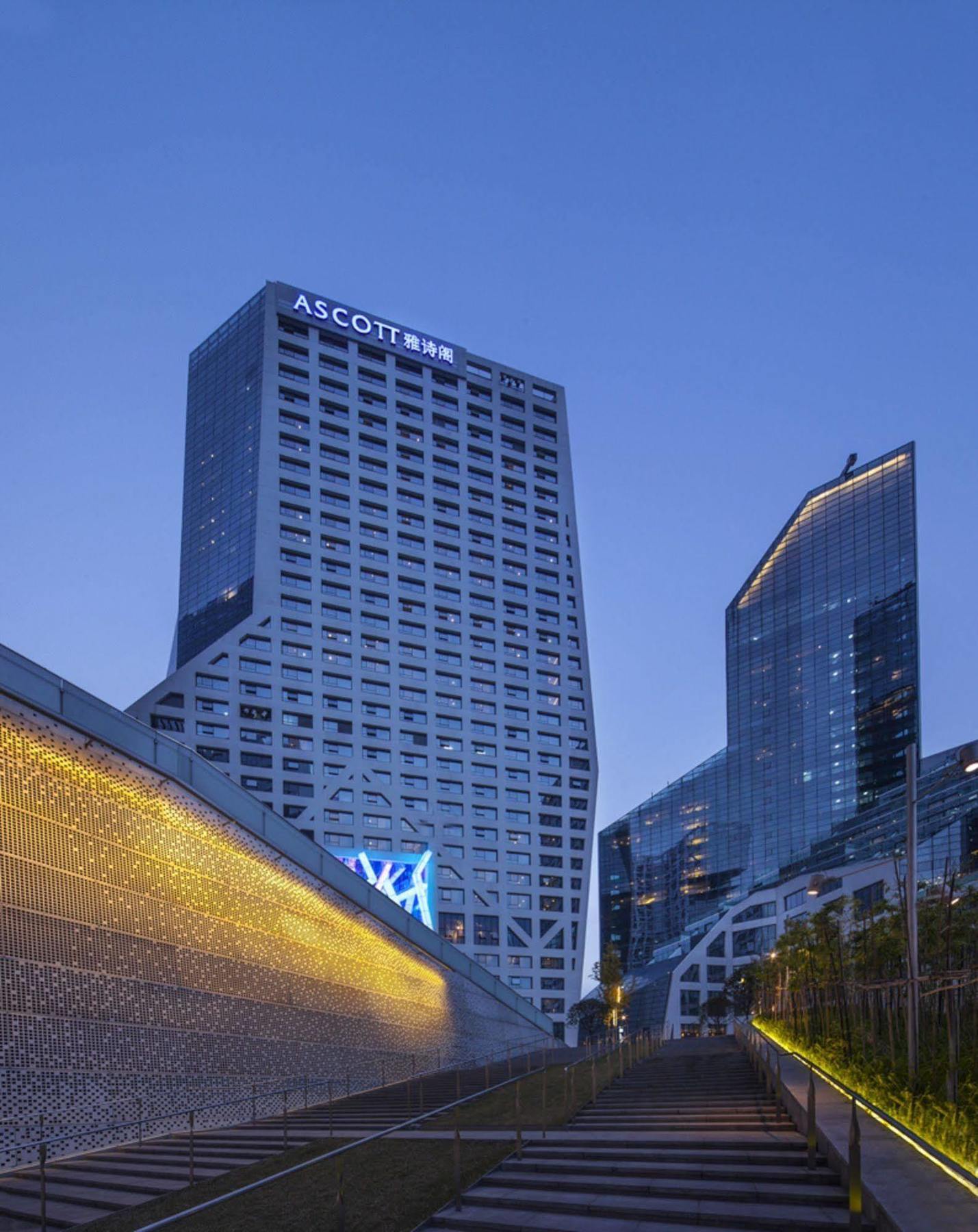 Ascott Raffles City Chengdu Apartamentos con servicio Exterior foto